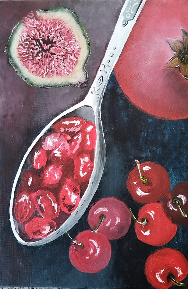 FRUIT ON SPOON